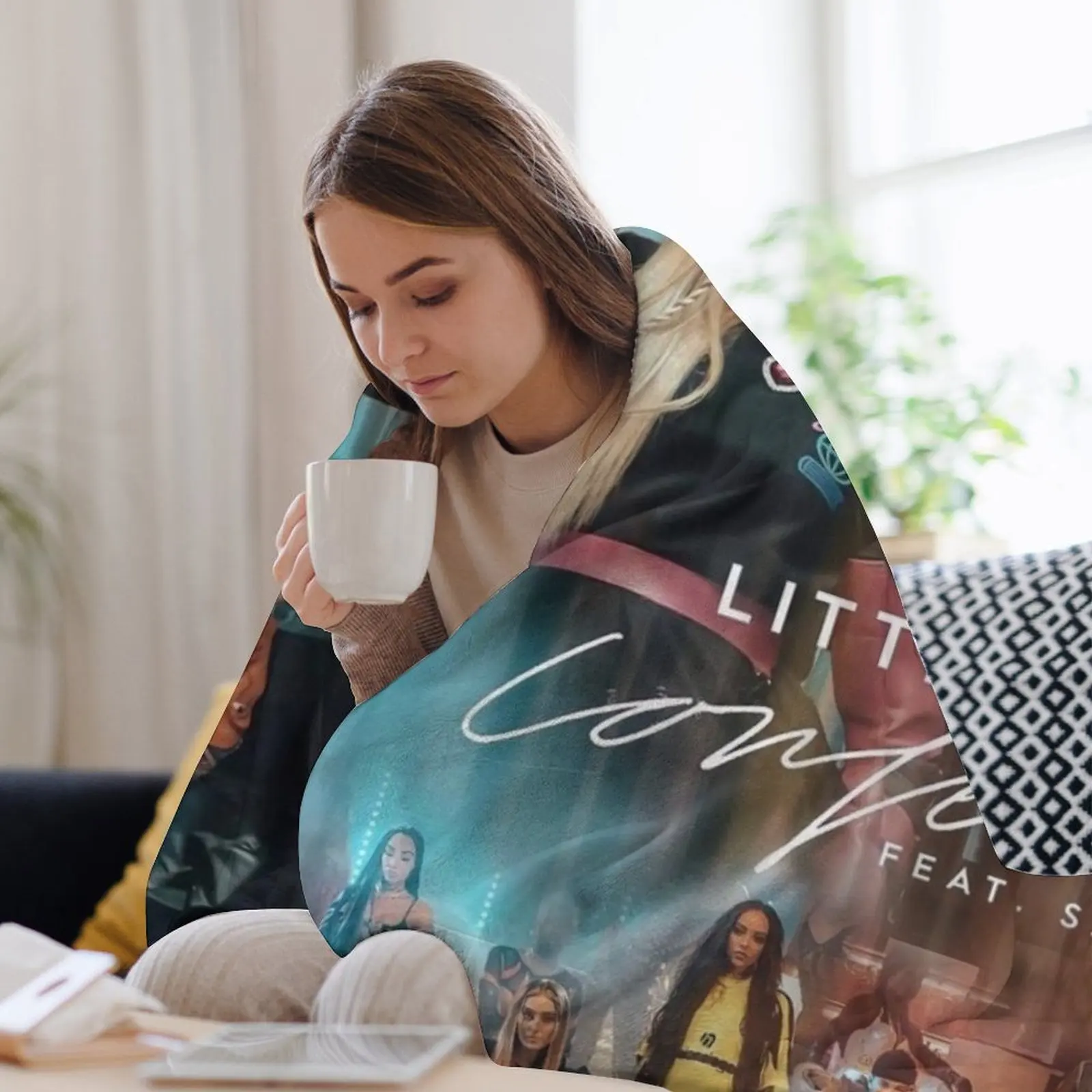 Маленький микс конфетти музыкальное видео пледы фланелевое одеяло плед одеяла