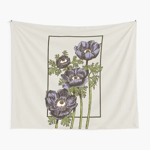 

Anemone Eye Tapestry Blanket Travel Decoration Home Bedroom Art Colored Printed Wall Yoga Bedspread Beautiful Room Mat Hanging