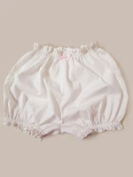 classic lolita bloomers lace pleated white lolita shorts for girl