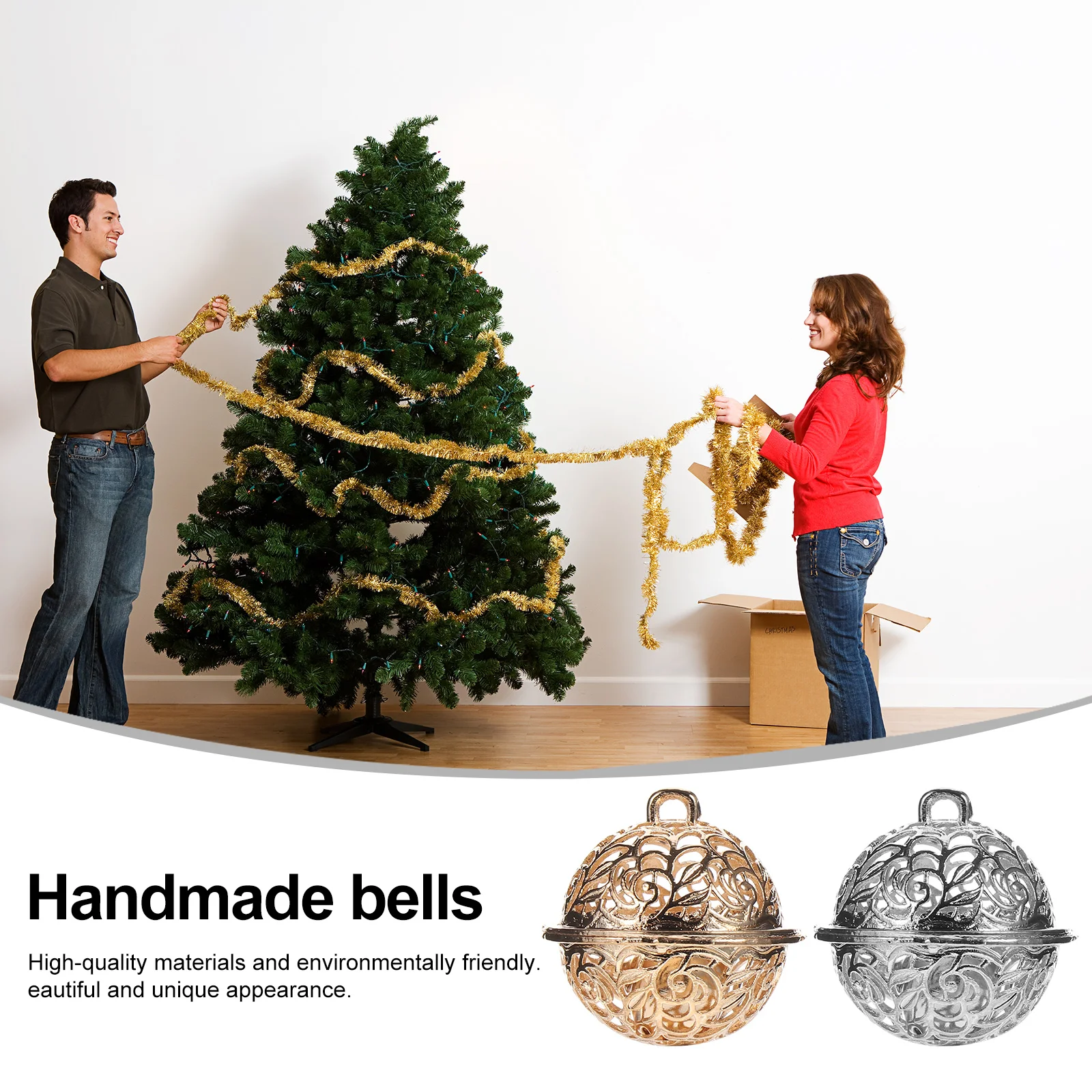 Рождественская елка украшение в виде дворцовых колокольчиков цвет для рукоделия