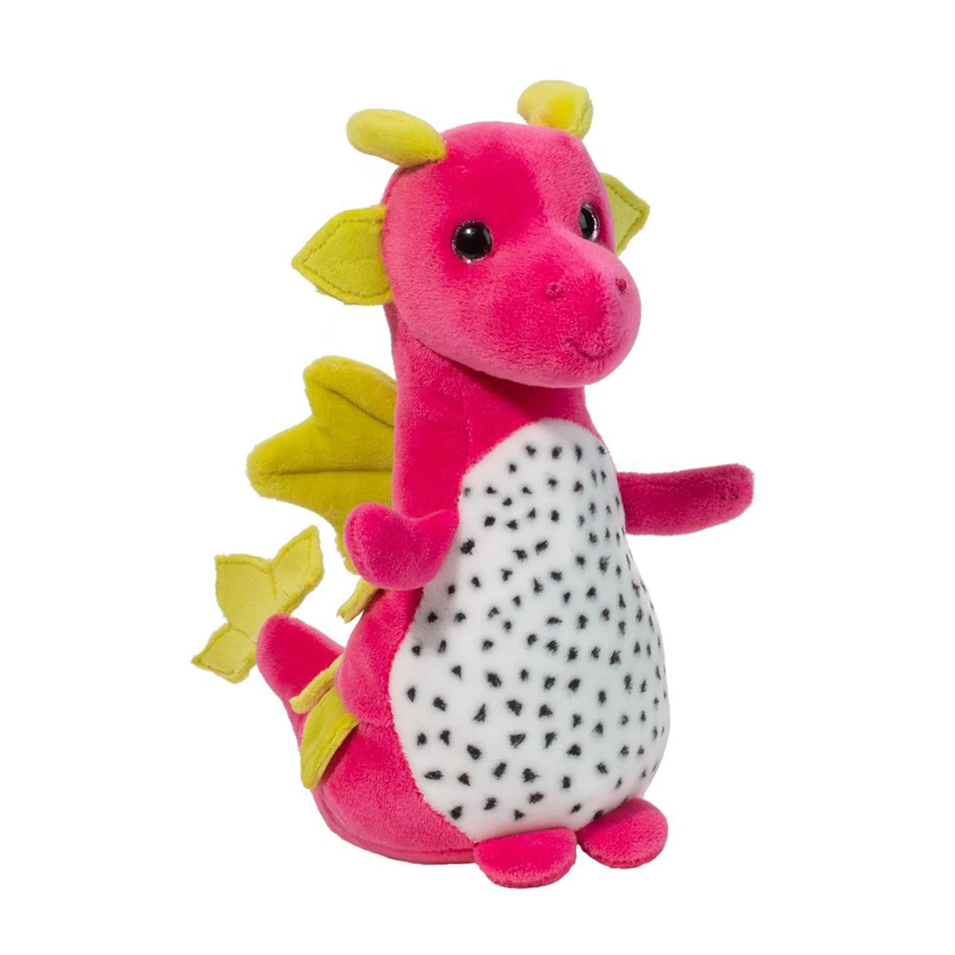 23cm Kawaii Dragon Fruit Macaroon Plush Toy Kawaii Pitaya Dinosaur Stuffed Animal Toy Soft Kids Toy Plushie Gift for Kids Girls