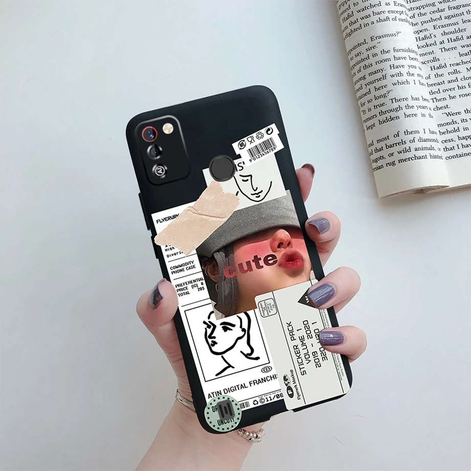 Чехол для телефона Tecno POP4 POP 4Pro 4 Lte милый мультяшный чехол с забавным рисунком