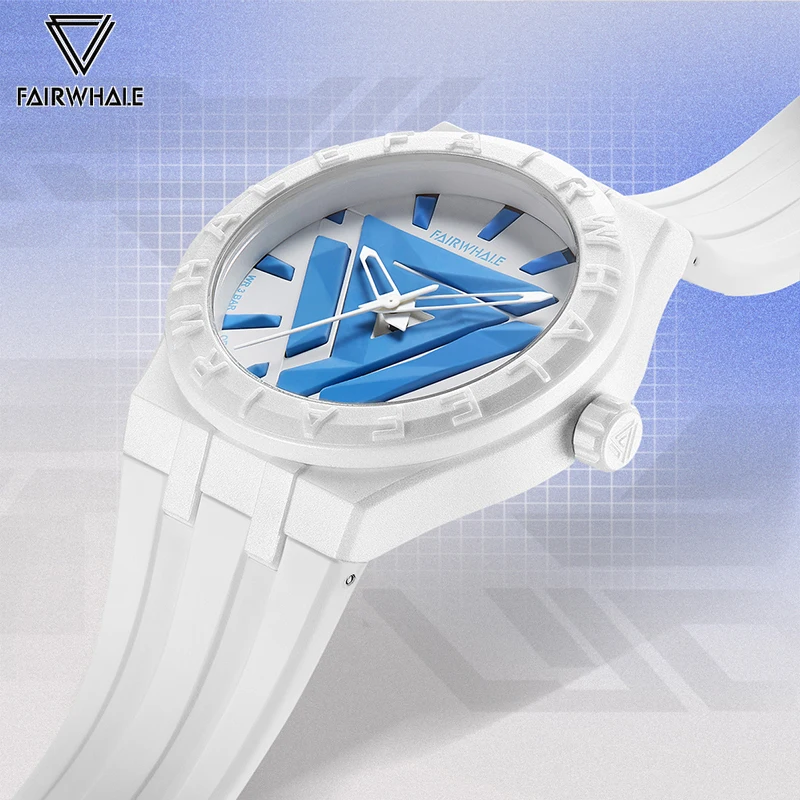 Famous Brands Mark Fairwhale Fashion Couple Watches Sports Silicone Strap Waterproof Quartz Wristwatch Lovers Free Shipping 2023