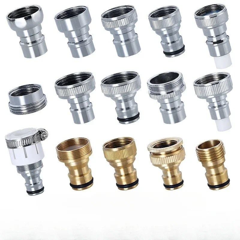 

1/2 Inch 3/4 Inch Brass Garden Head Outdoor Sink Joint Pipe Joint Garden Hose Watering System Interface Garden Watering System
