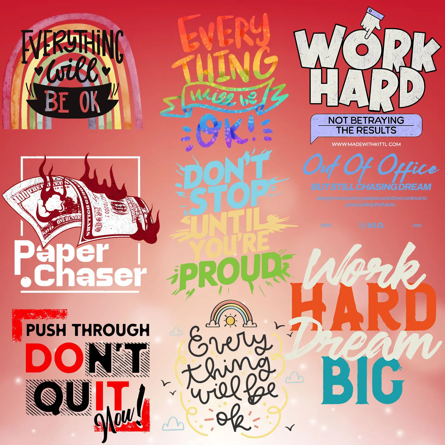 Каждый вещь в порядке. Вдохновляющий письменный утюг на картинке одежде. Прочные