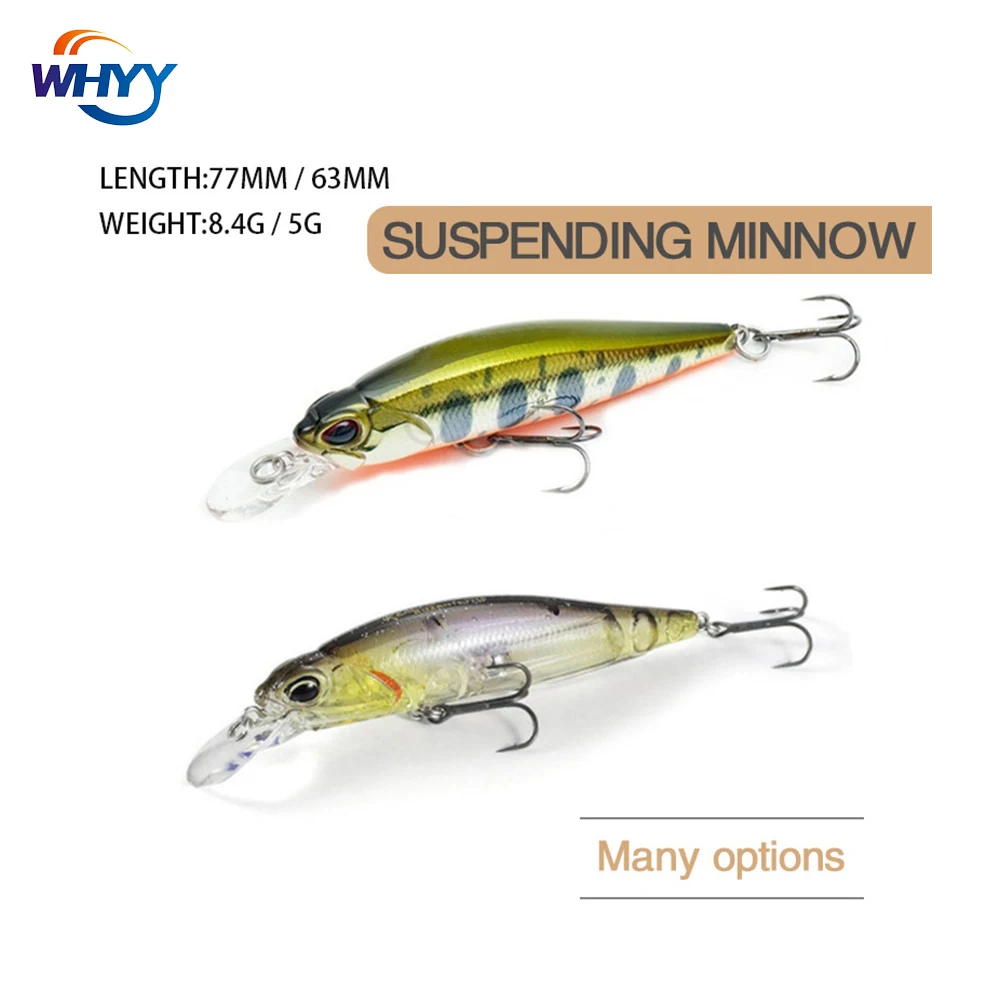 

WHYY 8,4g/5g Mini Minnow жесткая приманка для рыбалки японский плавающий кренкбейт, сумасшедшие воблеры, искусственные бионические кренкбейты