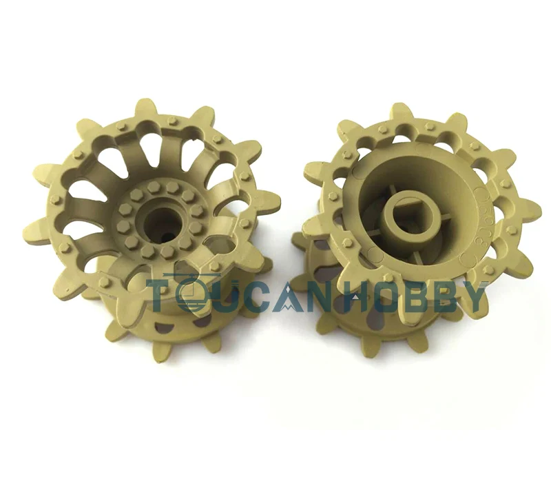 

Heng Long One Pair Plastic Sprockets Driving Wheels For Toucan 1/16 Scale Challenger II RC Tank 3908 TH00498