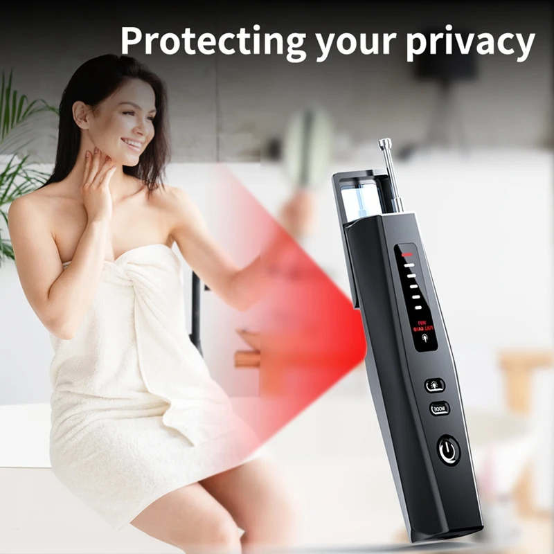 Wireless RF Signal Scanner Sensitivity 8H Working Time Electronic Sweeper For Office