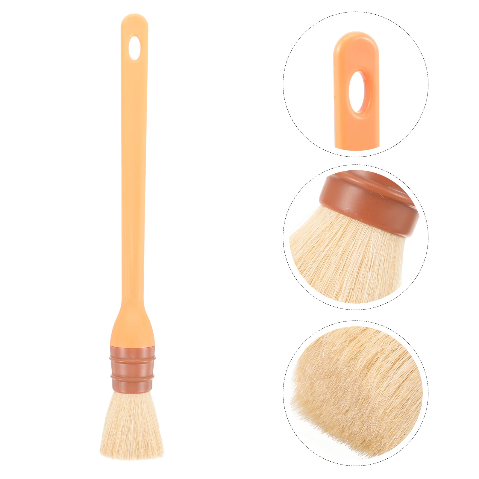 

BBQ Oil Brush Outdoor Barbecue Grill Sauce Basting Cooking Baking Plastic Food Brushes Portable Fleece Pastry Grilling