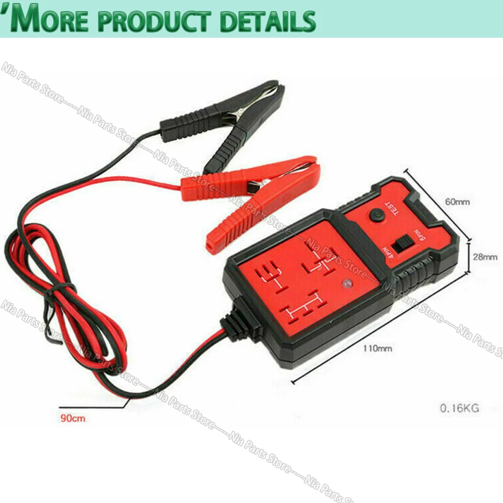 AER BJ-707 Тестер автомобильных реле 12 В Реле быстрого обнаружения нормального