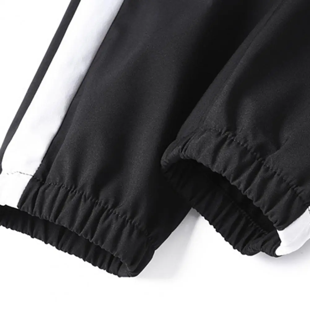 

Спортивный костюм мужской с эластичной талией, комплект из 2 предметов, весенний тренировочный костюм на молнии, спортивная одежда для спортзала