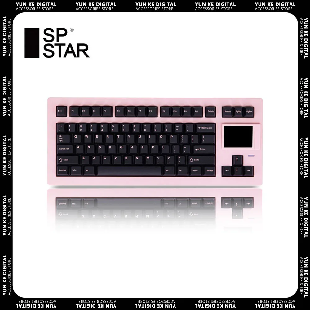 SP STAR D82 PRO Механическая клавиатура трехрежимная прокладка для горячей замены RGB