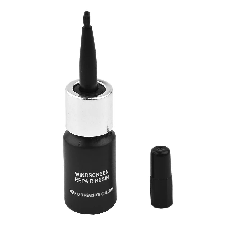

New Parts Reapir Fluid Vehicle 2PCS Convenient Practical Set3ml/bottle Windshield Glass Black &White Accessories