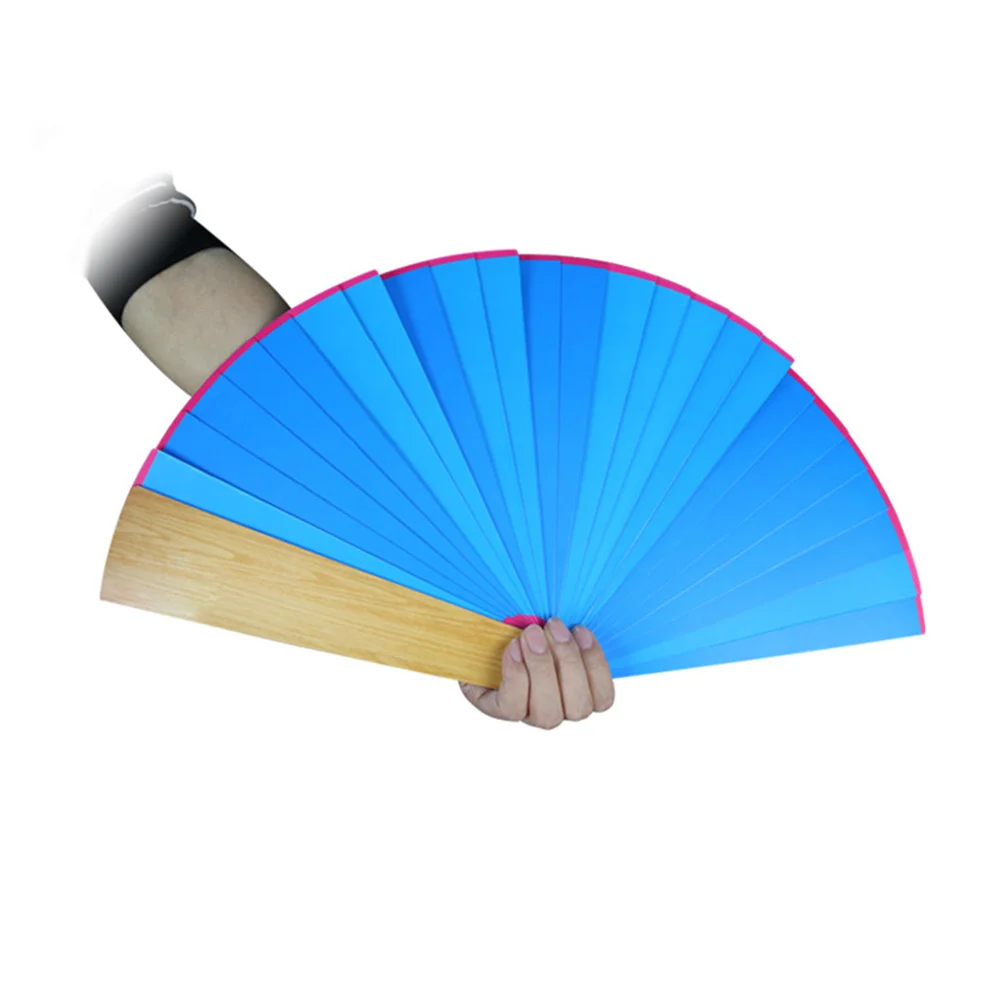 1 шт. вентилятор меняющий цвет ручной складной простой сценический реквизит для