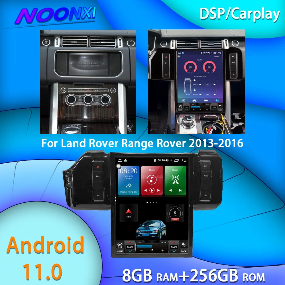For Land Rover Range Rover Sport 2013-2016 All In One Car Tesla Screen Audio Intelligent System Radio 2Din Video Players 8G+256G For Land Rover Range Rover Sport 2013-2016 All In One Car Tesla Screen Audio Intelligent System Radio 2Din Video Players 8G+256G