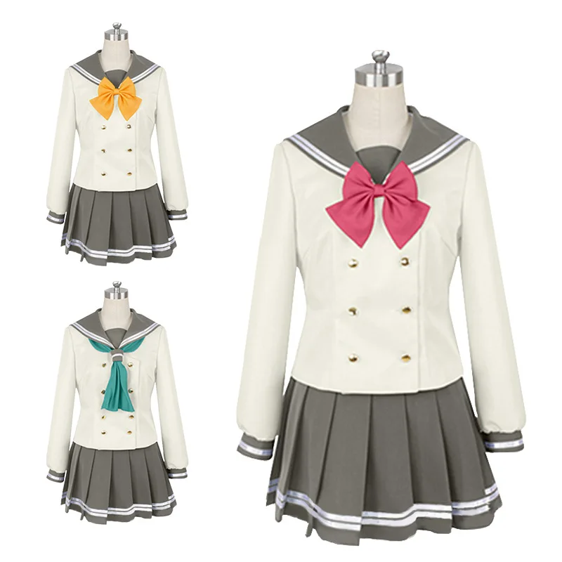 

LoveLive!Sunshine!! Aqours Tsushima Yoshiko Cosplay Costume Japanese Anime Love Live Girl Sailor School Uniform Suit Clothes