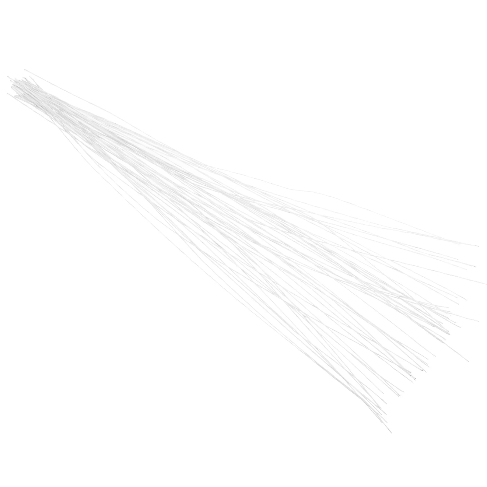 

50 Pcs Wedding Cake Decorations Paper Rattan Rose Branch Flower Arrangement White