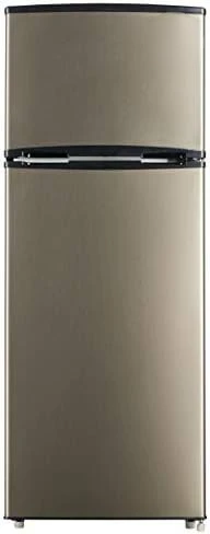 

2-дверный холодильник RFR725 размера квартиры с морозильной камерой, нержавеющая сталь, 7,5 куб. Фута