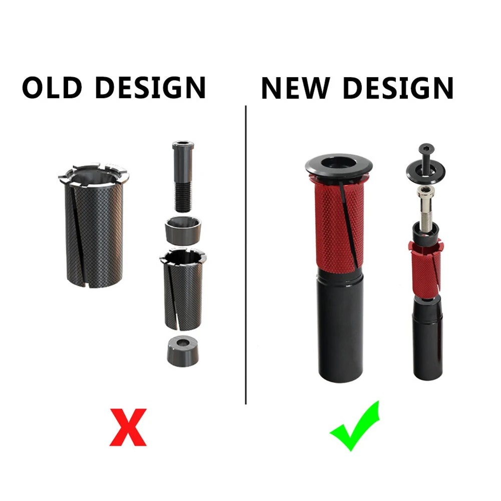 

Brand New Designed For SL7 Handlebar Forks Headset Expander Bike Expander 1set 74g Aluminum Alloy Stainless Steel