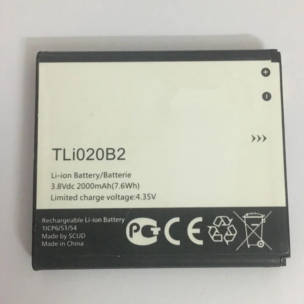 

3,8 V 2000mAh TLi020B2 для Alcatel аккумулятор для Alcatel запасной аккумулятор