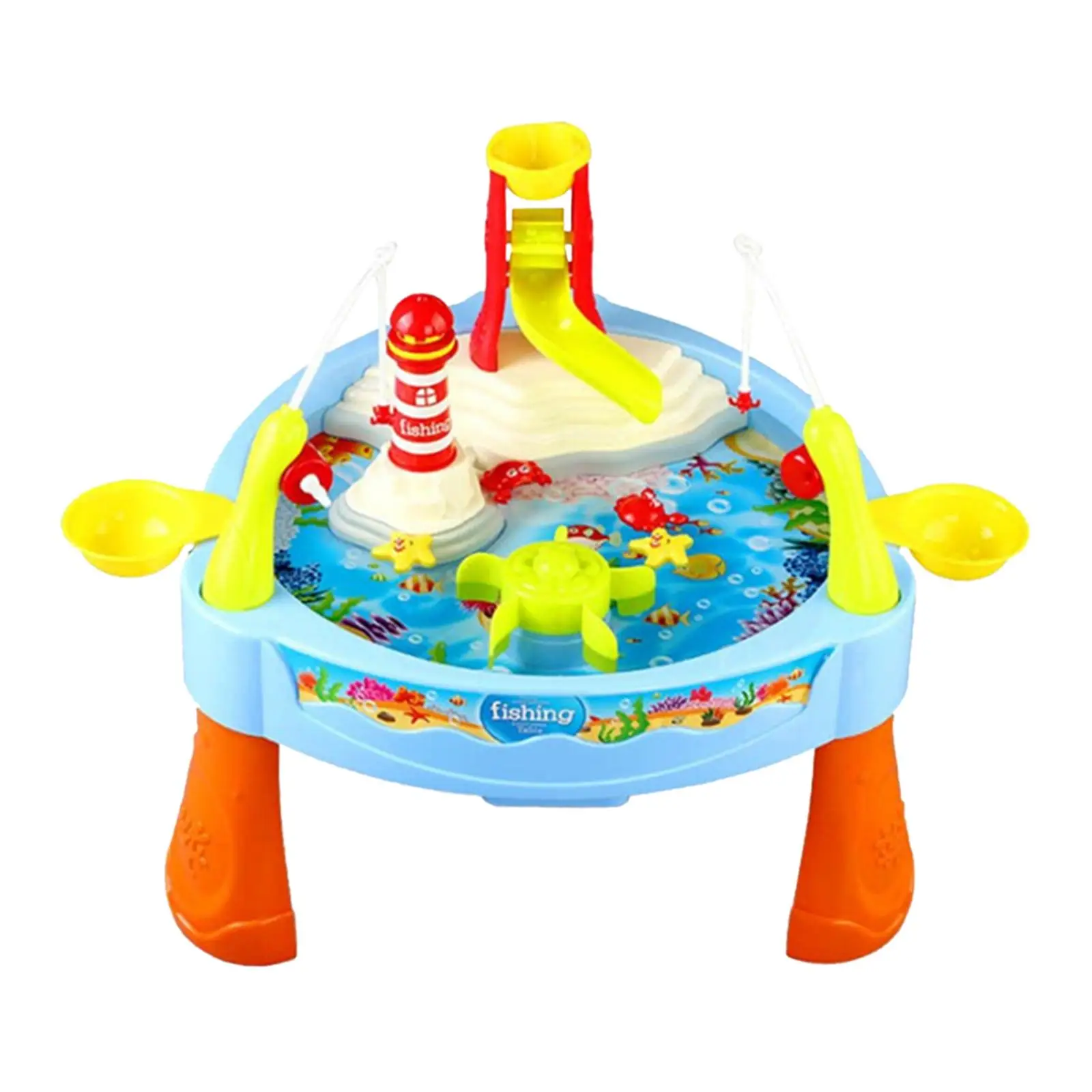 

Kids Sand Water Table Toys Summer Outdoor Toys Water Circulating Fishing Game Board Play Set for Backyard Beach Kids Girls Boys