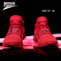 damyuan hot sneakers for men max mesh running shoes man light sports shoes for male zapatillas hombre deportiva large size 48