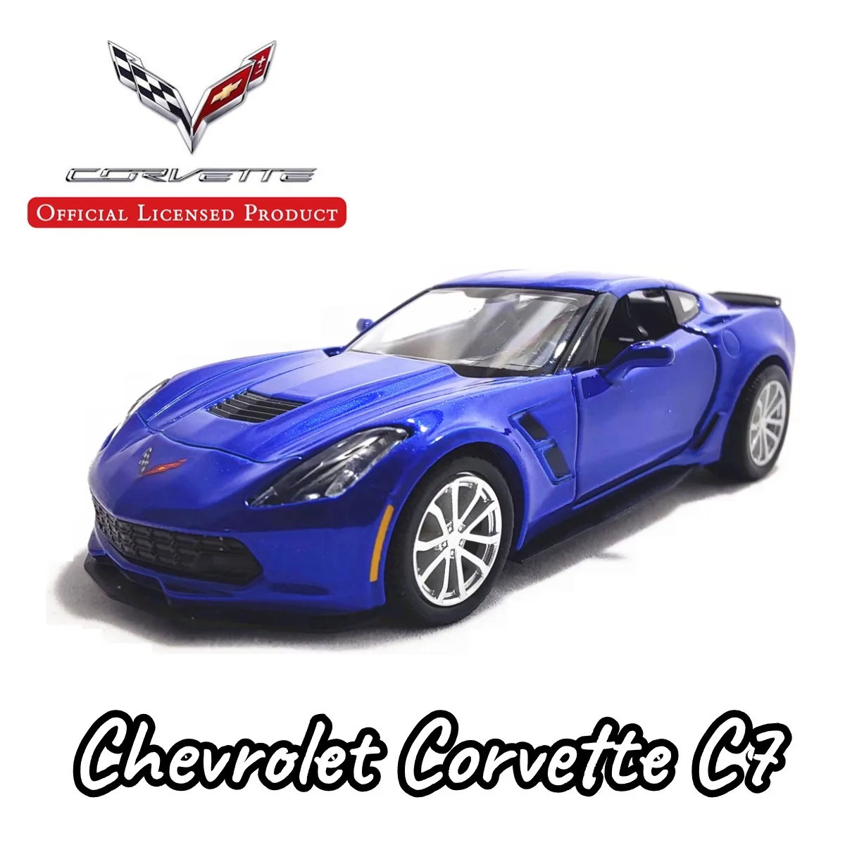 1:36 Масштаб Chevrolet Corvette C7 Литая Под Давлением Модель Автомобиля Миниатюрная