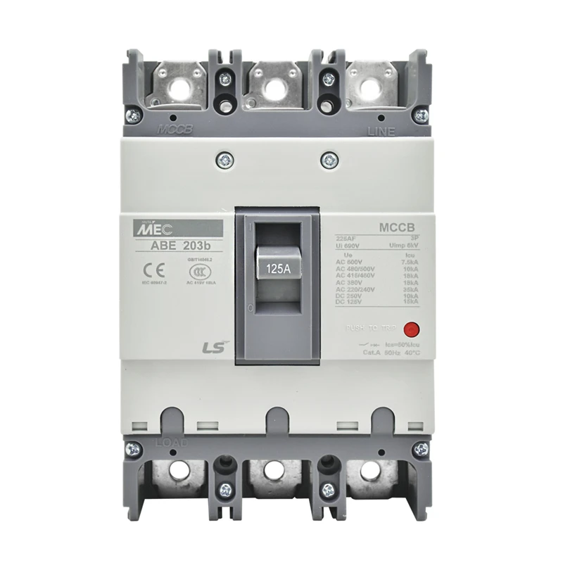 Автоматический выключатель в литом корпусе MEC 3P ABE203b 125A 150A 175A 200A 225A LS ELECTRIC MCCB