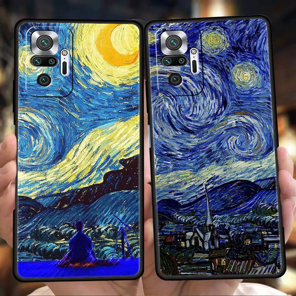 

Van Gogh Series Phone Case for Xiaomi Redmi NOTE 12 Pro K40 Gaming K50 8A 9T 9A 9C Note 8 8T 9 9S 10 11 Pro Plus Soft Shell Bag