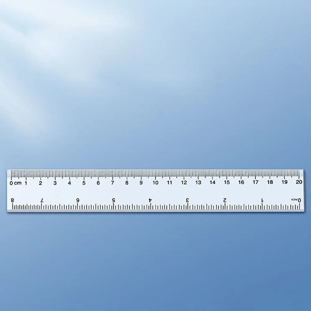 

Прозрачные пластиковые линейки 15/20/30/40 см