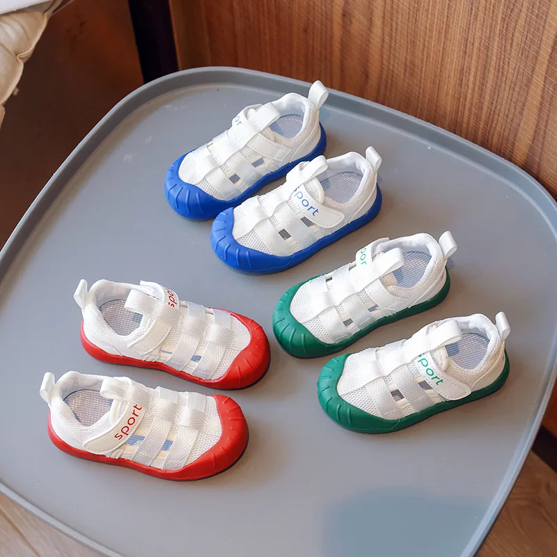 

Children's Mesh Breathable Sandals 2023 Summer New Fashion Boys Sports Sandals Shoes Trend Summer Beach Shoes Baby Sandalias