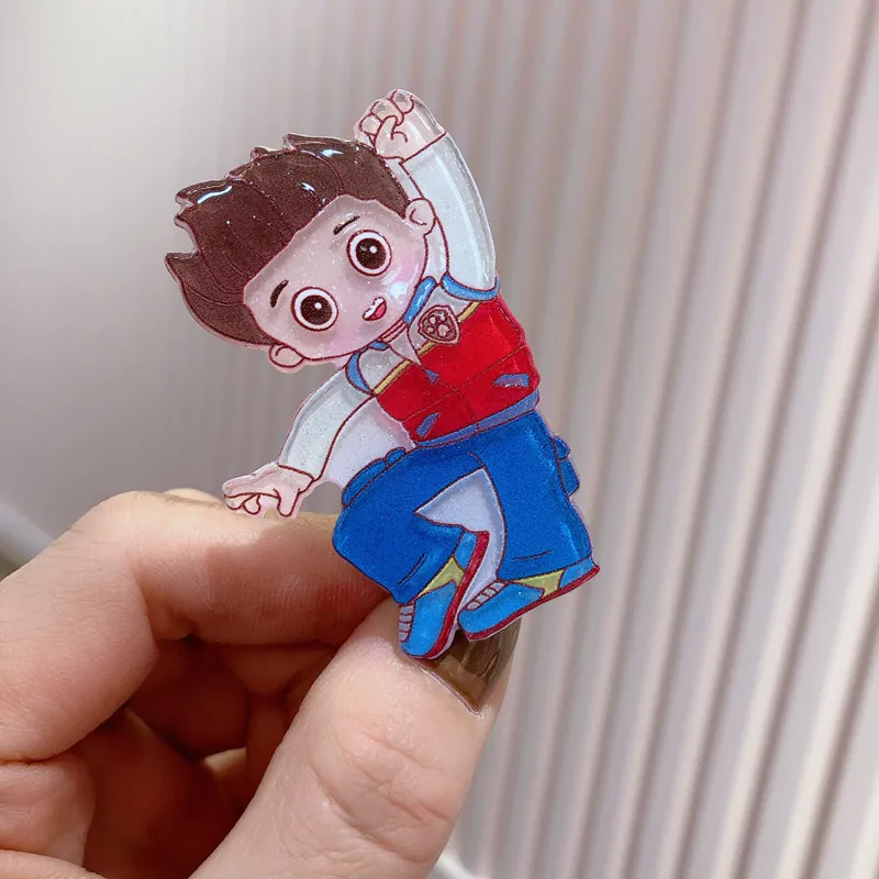 Милые Мультяшные заколки Щенячий патруль для девочек милые шпильки волос