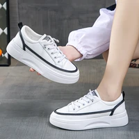 womens thick bottom white shoes waterproof vulcanized sneakers casual sneakers running shoes new large size zapatos de mujer