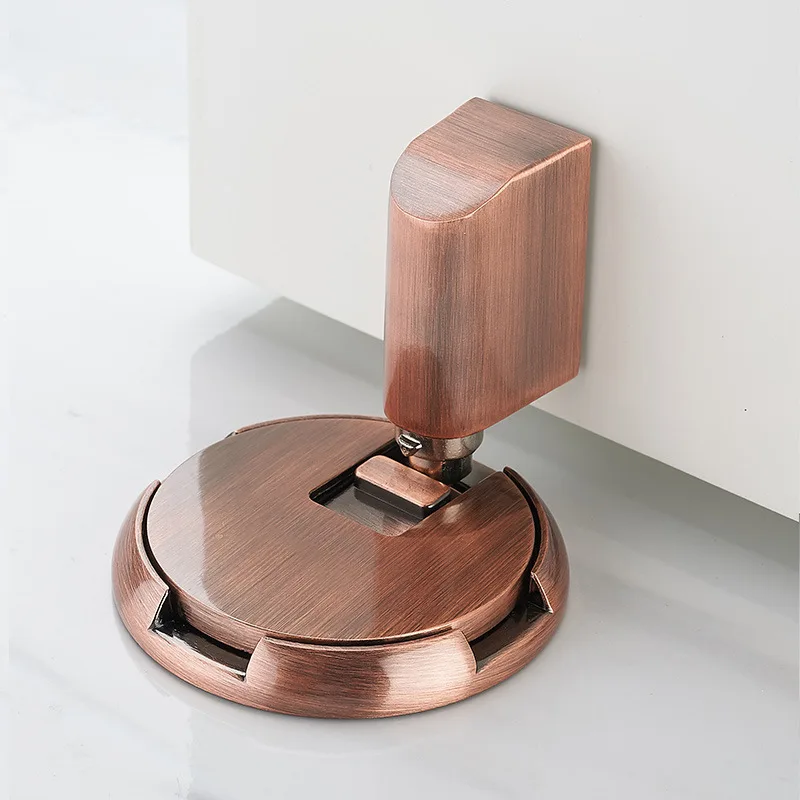 

Door Gold Door Floor For Grey Black Stop Windproof Stopper Automatic Furniture Floor Door Door Stopper Stops Non-punch Fittings