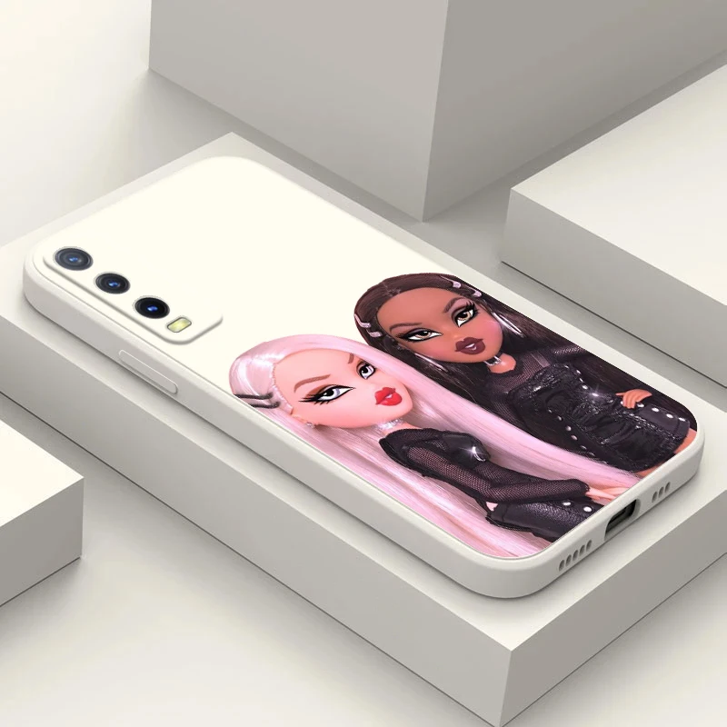 Чехол для телефона для Vivo Y35 Y30 Y50 V20 E V21 V21E V20 V20SE V23E V25 PRO 4G 5G Doll Bratz 3