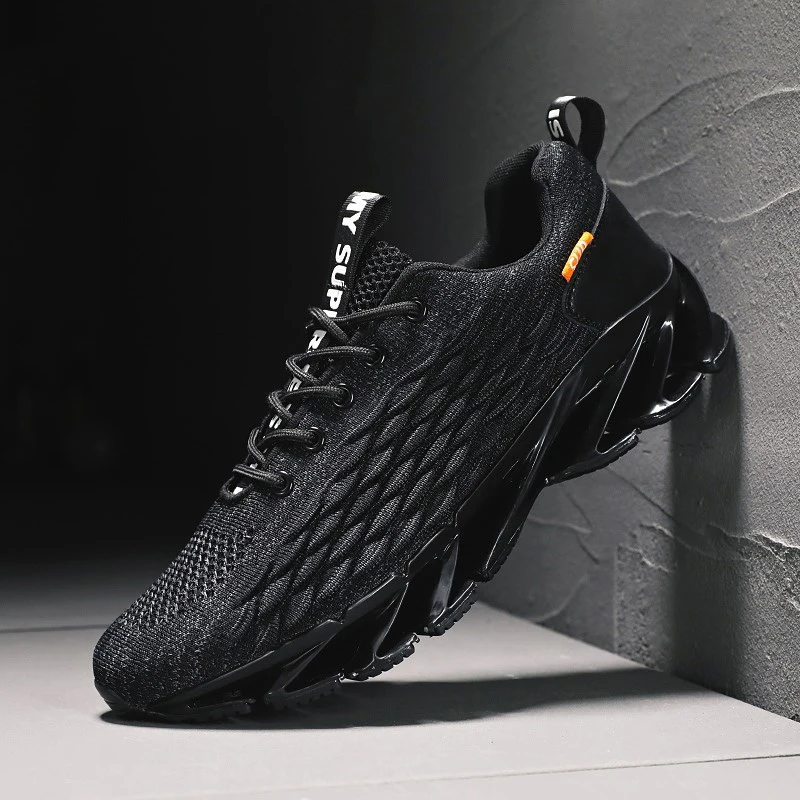 Large Size Breathable Men's Shoes 2022 Spring And Summer Mesh Popular Men's Trendy Shoes Casual Sports Running Blade Men's Shoes