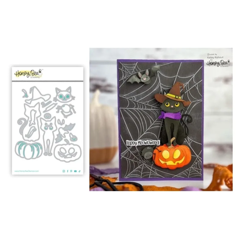 Хэллоуин коллекция напольный пучук Owlloween Scaredy кошка ворона летучая мышь