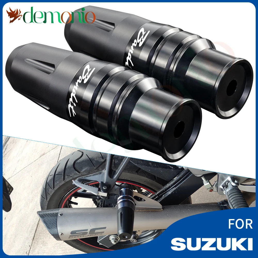 

Motorcycle CNC Falling Protection Exhaust Slider Crash Pad Sliders For SUZUKI BANDIT GSF 1250 S 1250 1200 250 400 650 GSX650F