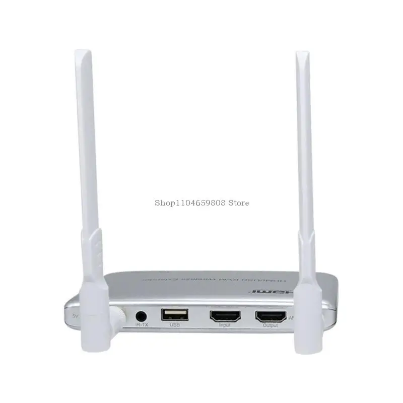Фото Двухдиапазонный Wi-Fi беспроводной удлинитель 200 м USB KVM передатчик с поддержкой HDCP1.3 1080P для профессиональных №2