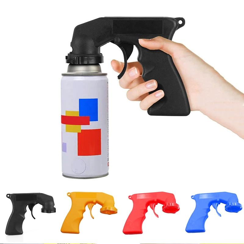 

Spray Adaptor Paint Care Aerosol Spray Gun Handle with Full Grip Trigger Locking Collar Car Maintenance Painting Paint Spray Gun