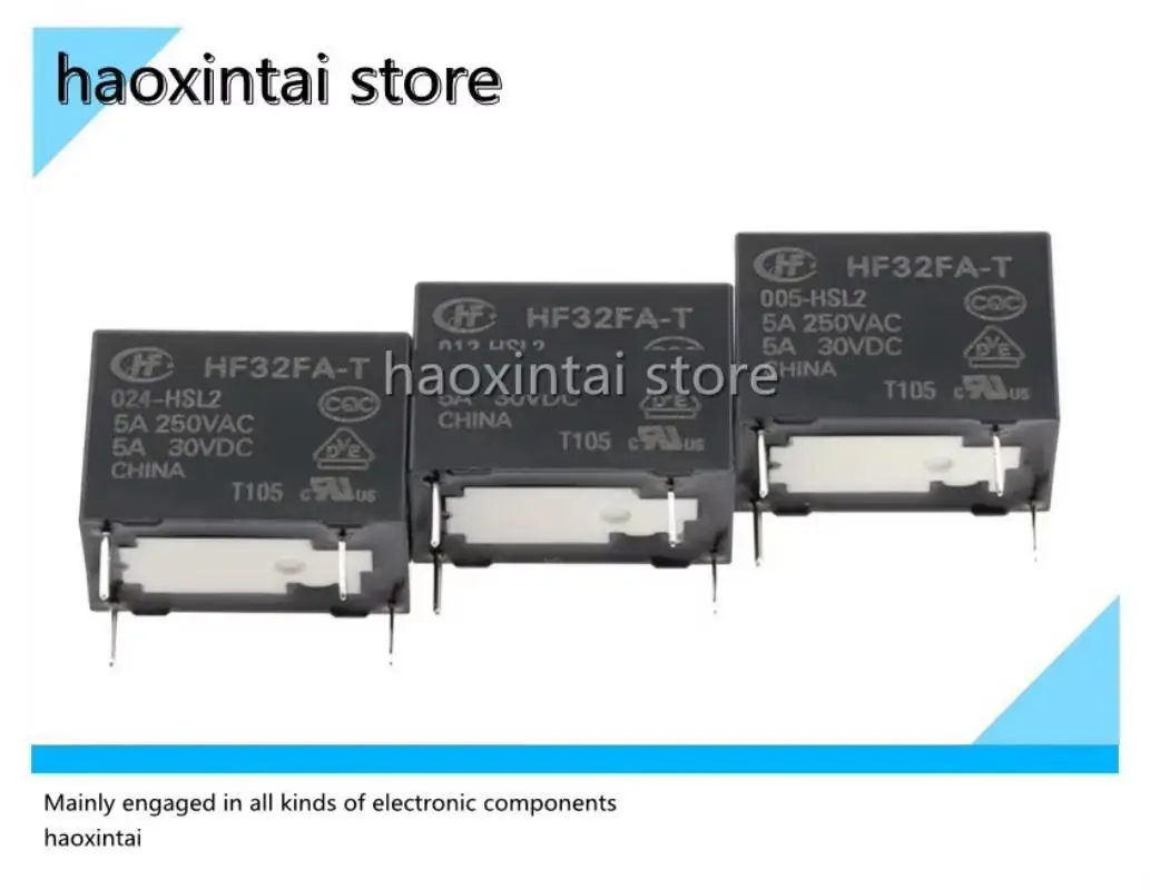 HF32FA-T-012-HSL2 12 В постоянного тока группа нормально разомкнутых 4 фута 5A250