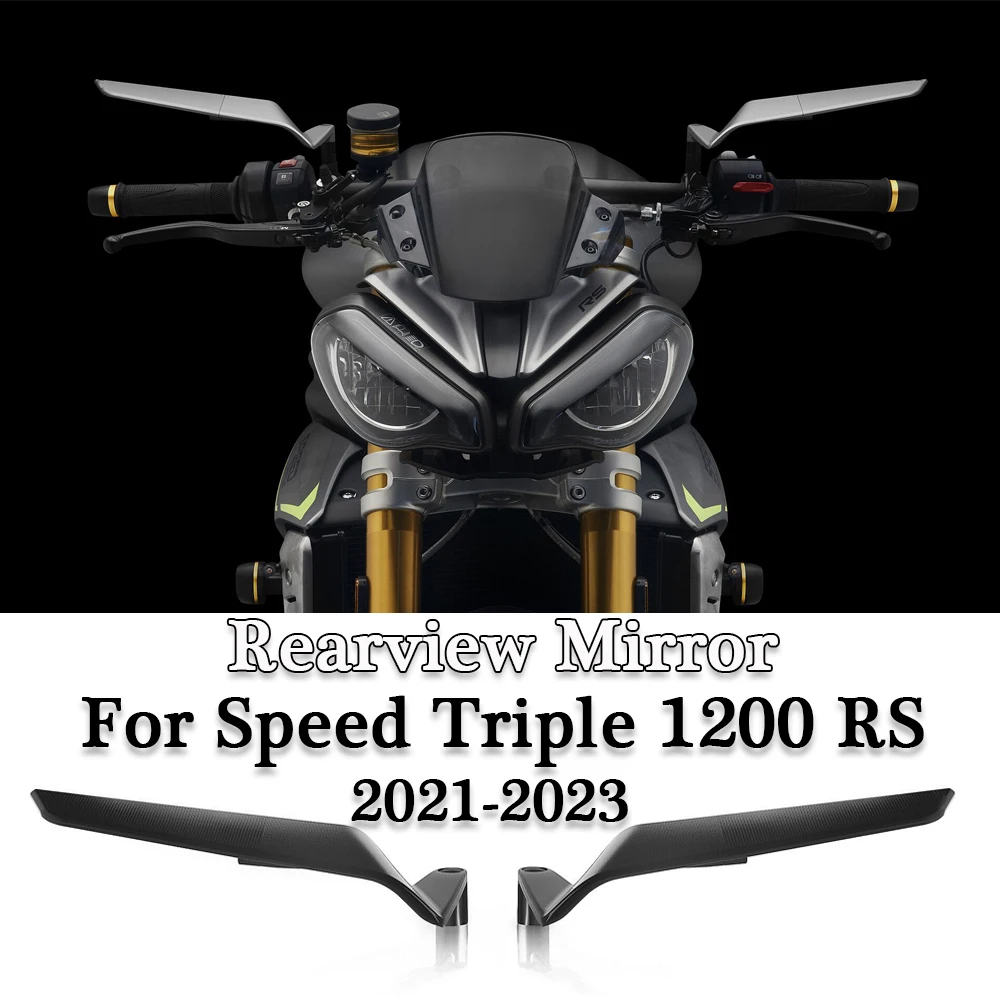 

For Speed Triple 1200 RS Motorcycle Rearview Mirror Speed Triple 1200RS 2021 2022 2023 Accessories Sports Winglets Mirror Kits