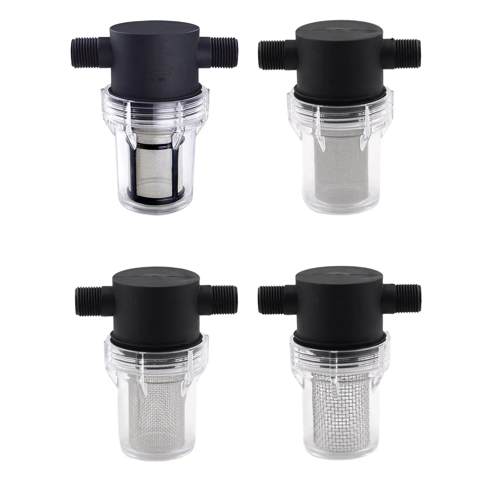 

Water Pump Strainer 1/2" Garden Pond Inline Twist-On for Outdoor Gardening