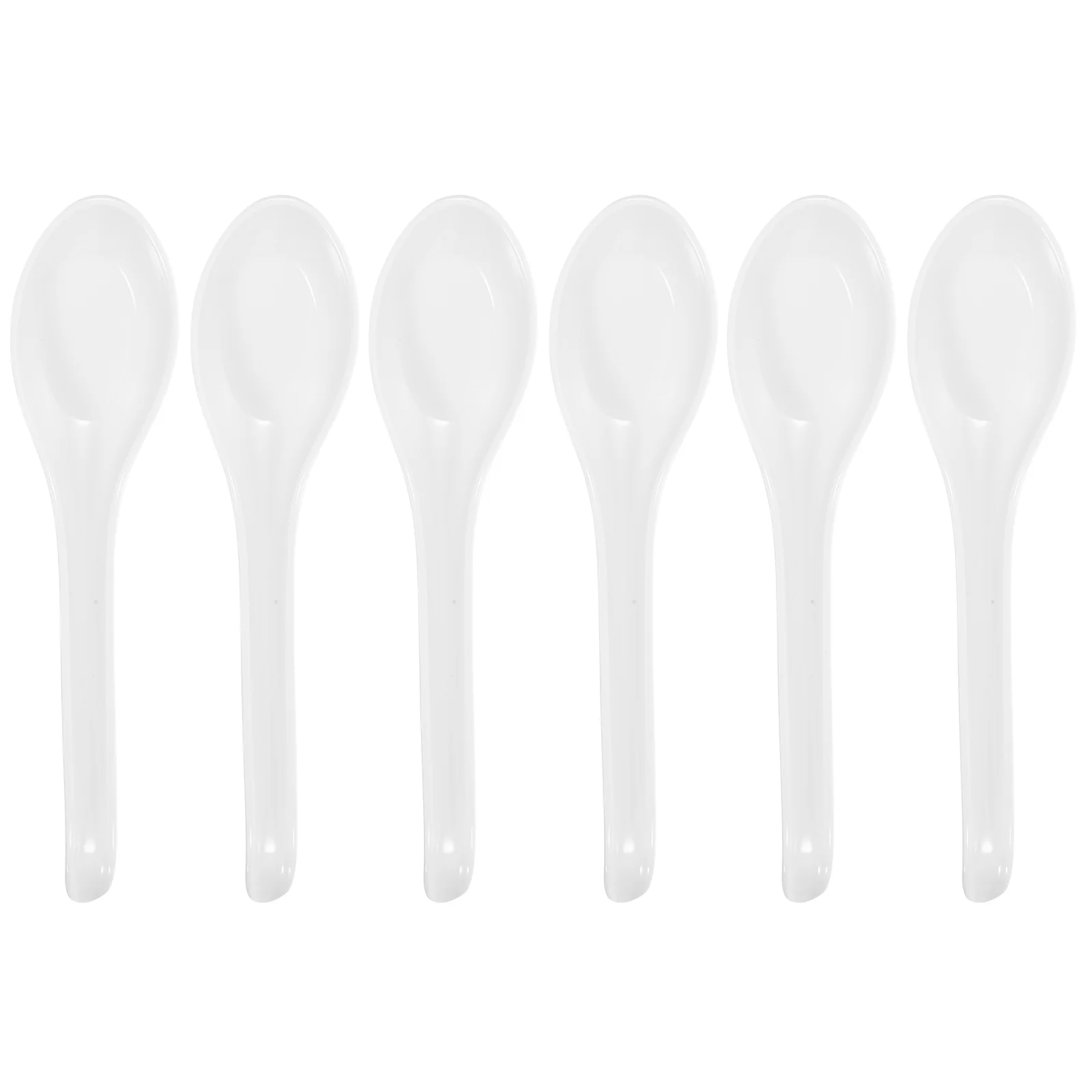 6 шт. ложка рамэн ложки суп коммерческий китайский азиатский меламиновый бытовой