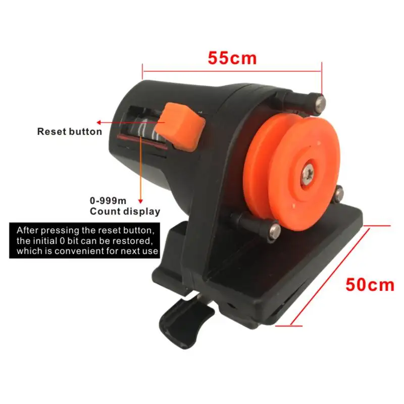 Счетчик глубины лески для зимней рыбалки New Winter Fishing Lines Counter Depth Gauge Meter Tools 0-999M Digital Goods Lenght Finder.