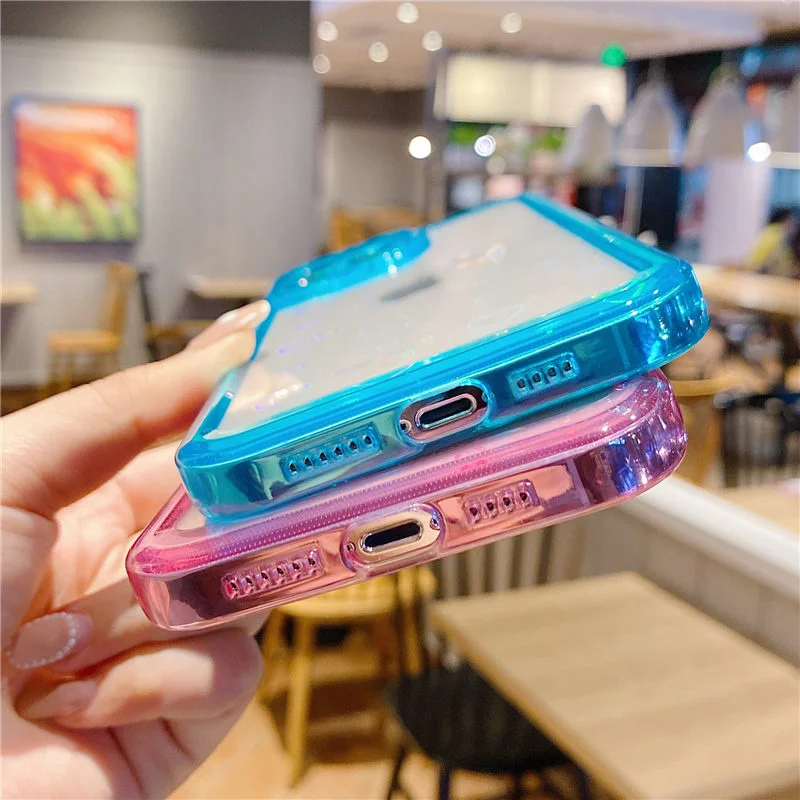 Мигающий акриловый чехол для iPhone совместим с моделями 13 Pro max 12 11 XR x XS 7 8 plus Se |