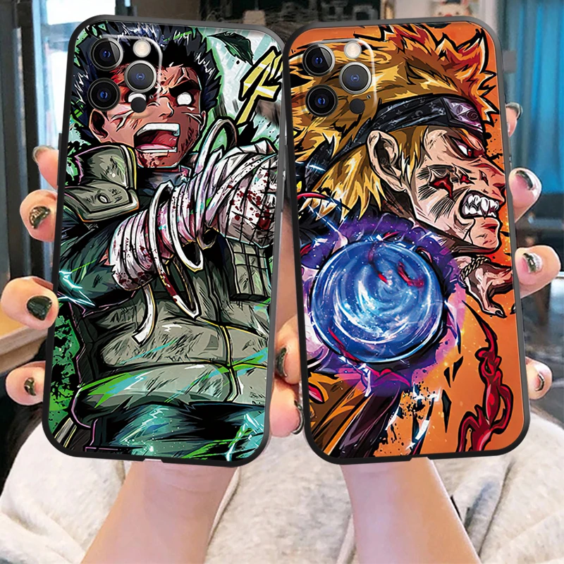 naruto japan anime funda phone case for iphone 11 13 12 pro max 12 13 mini x xr xs max se 2020 7 8 6s plus celular black free global shipping
