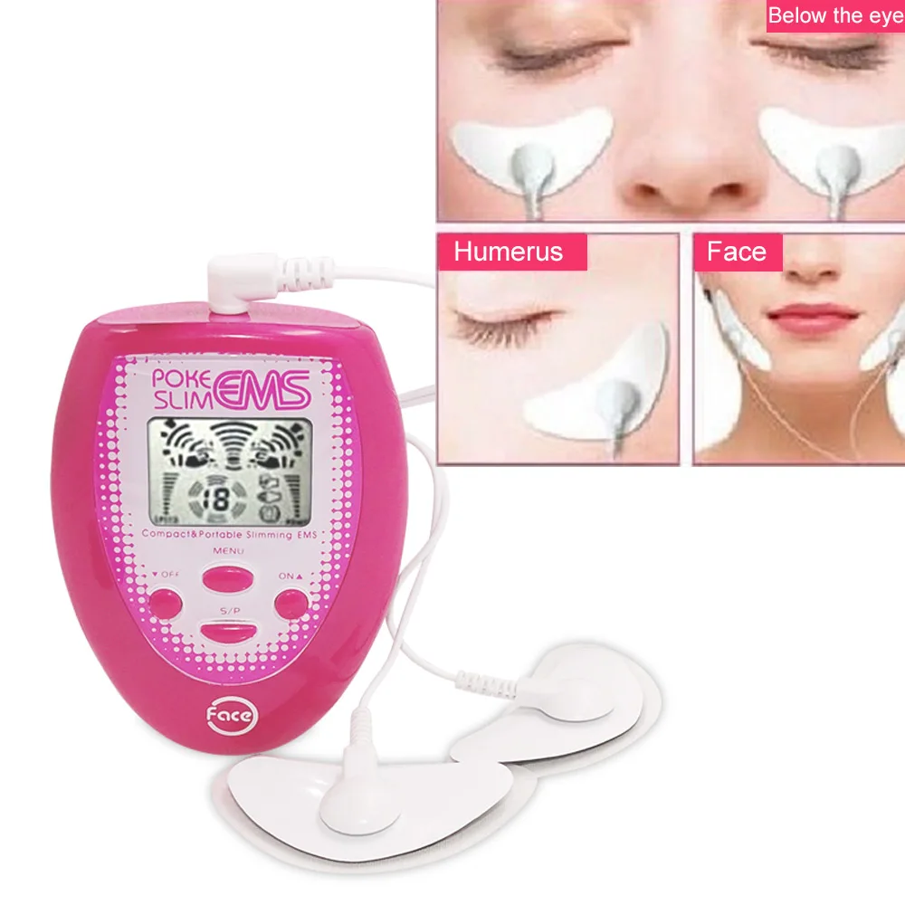 V Shape Face Lifting Device Facial Slimming Face Massager Double Chin Remove EMS Pulse Muscle Stimulator Skin Tightening Machine