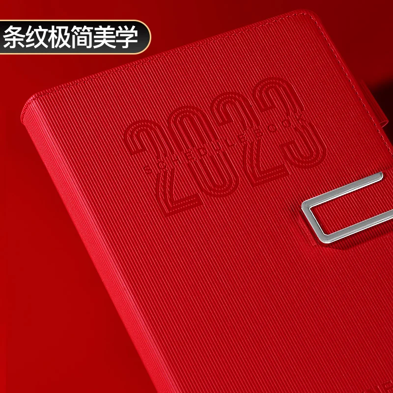 

2023 Agenda Book Planned Diary 365 Notebook Notepad Self Disciplined Clocking Time Management Work Learning Efficiency