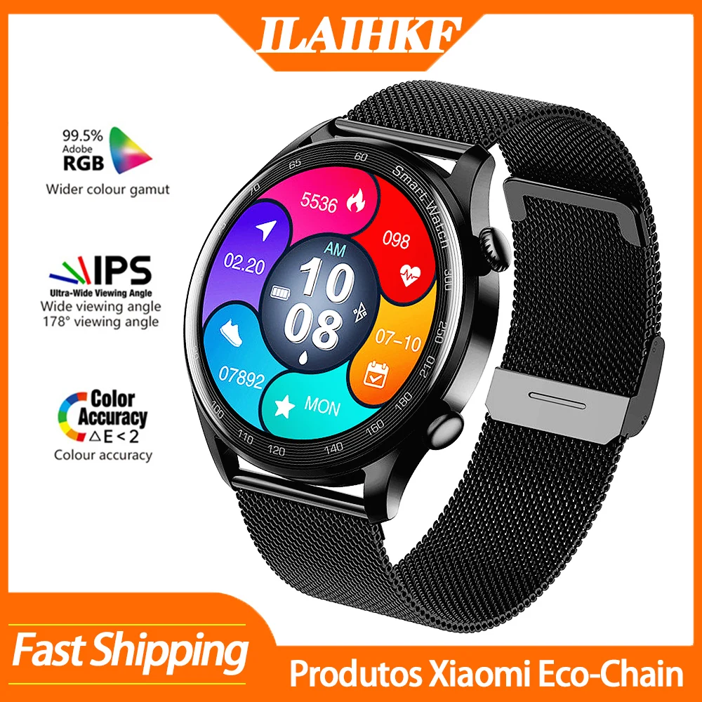 

Xiaomi Best Smart Watch Men Bluetooth Answer Call Watches Custom Dial Smartwatch IP67 Waterproof Fitness Bracelet Heart Rate